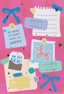 دفتر 100 برگ رقعی جلد سخت فانتزی (هیرمند) - صورتی