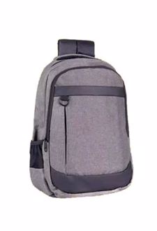 کوله چهار زیپ (انار) - طوسی