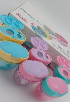 تراش مخزن دارسه سوراخ پاستلی اسکول فنز - (صورتی)