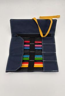 مداد‌رنگی 12 رنگ با جامدادی برزنتی (کرند)