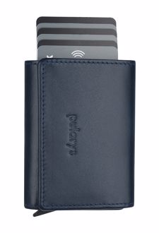 جاکارتی چرم ایتالیایی BOSTO wallet (پولاریس) - سرمه‌ای