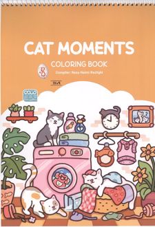کتاب رنگ آمیزی CAT MOMENTS (کد 1709)