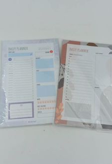 دفتر یادداشت کاورلس چسبی روزانه میکرو (آبی آبرنگی)