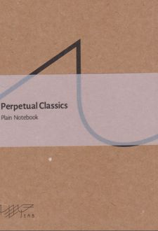 دفتر بدون خط 17/5*12/5 کرافت perpetual classics (جیب)