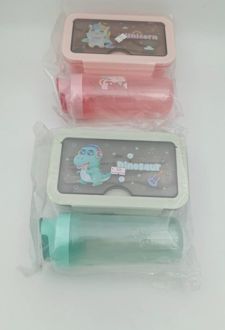 ظرف‌غذا و قمقمه فانتزی - (صورتی)