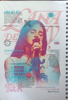 دفتر یادداشت خوانندگان سری Legend (پیل) Lana Del Rey