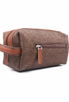 کیف چند منظوره دو زیپ (پیکولو) - قهوه‌ای