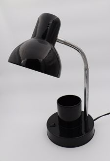 چراغ مطالعه فلزی رنگ اداری کرونا - (مشکی)