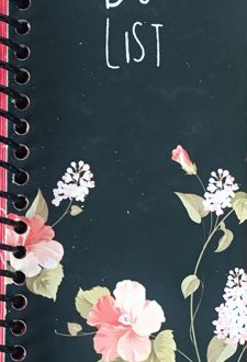 تودولیست جلد سخت سیمی (پودل) مشکی