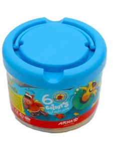 خمیر سطلی 6 رنگ آریا (سطل آبی)