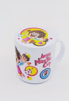 لیوان آبخوری درب‌دار آریا - (دختر مو فرفری)