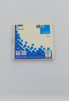 استیک‌نوت 100 برگ 7.5*7.5 تک‌رنگ (MP)