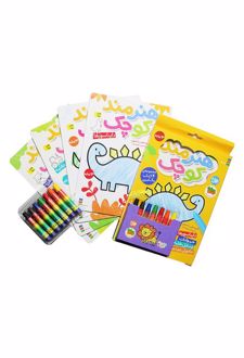 بسته رنگ آمیزی هنرمند کوچک (2زبانه،باجعبه)