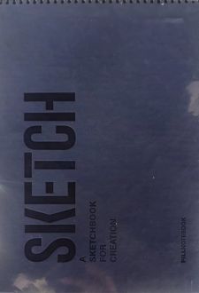 دفتر اسکچ A4 جلد ترمو SketchBook (پیل) بنفش کمرنگ