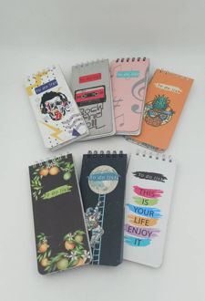 تو دولیست 100 برگ 20*9 جلدسخت سیم از بالا میکرو (نوار کاست)