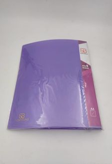 کلاسور 2 حلقه A4 الوان سوپربایند (بنفش)