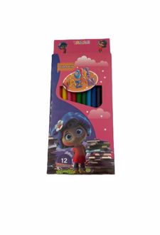 مداد 12 رنگ پلیمری جعبه مقوایی (یازان)