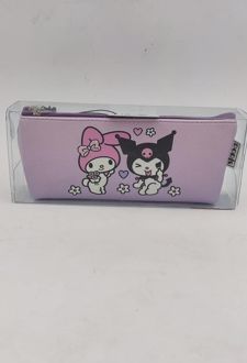 جامدادی تک زیپ طرح کرومی دوریس (کرومی بنفش)