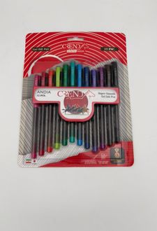 خودکار آندیا 12 رنگ بلیستری (کرند)