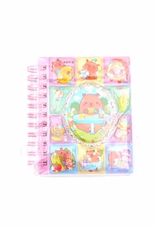 دفتر‌یادداشت آکواریومی استیکردار(فانتزی) - کپی‌بارا