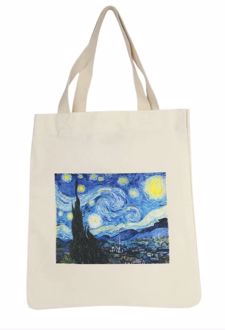 ساک پارچه‌ای هنری (پیکولو) - شب پرستاره