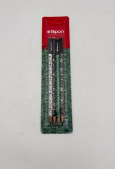 بلیستر 4 عددی مداد مشکی فانتزی (الیپون) - اسکلت