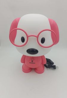 چراغ خواب فانتزی هولوپو سگ کفش - (صورتی)