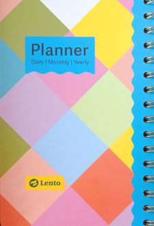 پلنر روزهای‌رنگی (لنتو) حاشیه‌‌جلد آبی