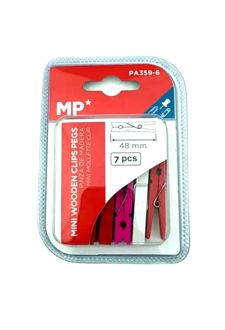 گیره چوبی رنگی 4.8 سانتی (mp)
