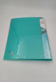 کلاسور 2 حلقه A4 الوان سوپربایند (آبی پاستیلی)