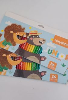 ماژیک نقاشی 36 رنگ جونیور اسکول فنز - (شیر)