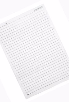 کاغذ A4 خط‌دار 80 برگ (پاپکو)