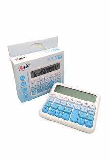 ماشین‌حساب رومیزی ITKEYBOARD (رین) - آبی