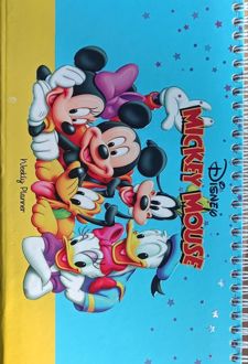 پلنر‌هفتگی 29.5*15 جلد‌سخت فانتزی (کیوی نوت) میکی‌موس