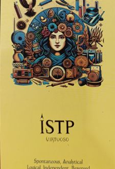 دفتر یادداشت کاغذ‌کرافت سری روانشناسی (سرو) ISTP زرد