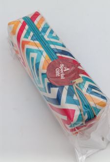 کیف ‌جامدادی مکعبی (انارچاپ) رنگارنگ