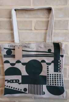 کیف پارچه ای رودوشی 36*32 (طرح گونی بافت)