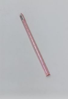 خط‌کش شفاف‌رنگی 15CM مثلثی (لانگو) قرمز