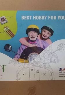 کتاب کیت رنگ آمیزی (فان آرت) فلامینگو کد 148 (40*50)