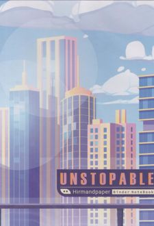 دفتر کلاسوری 80 برگ 26 حلقه قفل فلزی (هیرمند)