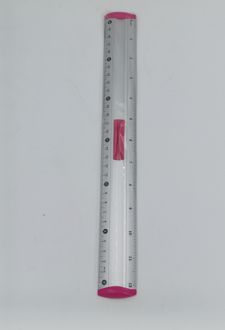 خط‌کش 30 سانت (مهندسی‌عمران) بدنه آلومینیومی اسکول‌فنز - (صورتی)