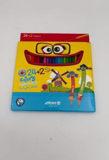 مدادرنگی24رنگ جعبه مقوایی آریا