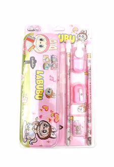 ست تحریر لبوبو (فانتزی) - صورتی