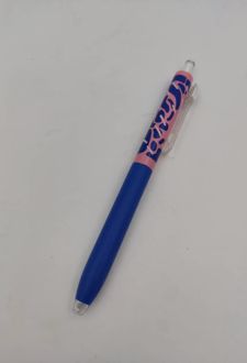 روان نویس فشاری 0/5 (آبی) بدنه طرح‌دار (صورتی آبی) سری JOY اسکول فنز