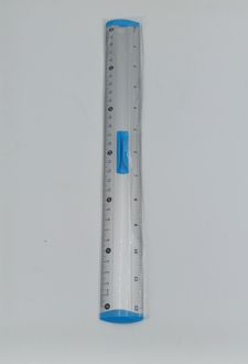 خط‌کش 30 سانت (مهندسی‌عمران) بدنه آلومینیومی اسکول‌فنز - (آبی)