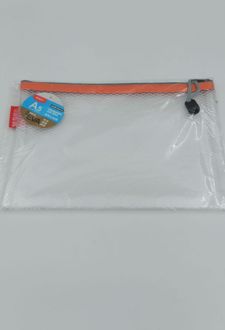 پوشه زیپ دار A5 (نارنجی)