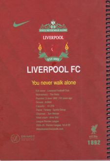 دفتر فنری 100 برگ طرح باشگاه‌های اروپا (دموت) - Liverpool Fc