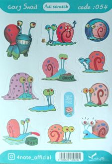 استیکر ضد‌خش باب اسفنجی (فورنوت - کد 54)