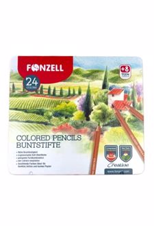 مدادرنگی 24 رنگ creative جعبه فلزی (فونزل)