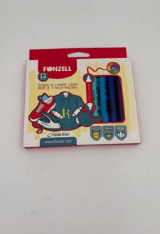 ماژیک تی‌شرت 12 رنگ دوسر creative (فونزل)